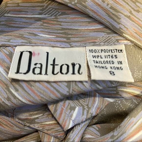 1960s Dalton NEW WITH TAGS bow neck blouse - Picture 7 of 7